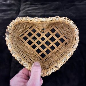 Basket cute small heart shaped